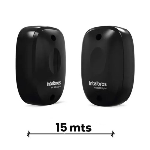          Par de fotoceldas para exteriores alcance 15m. Intelbras (IVA 5015 Digital)